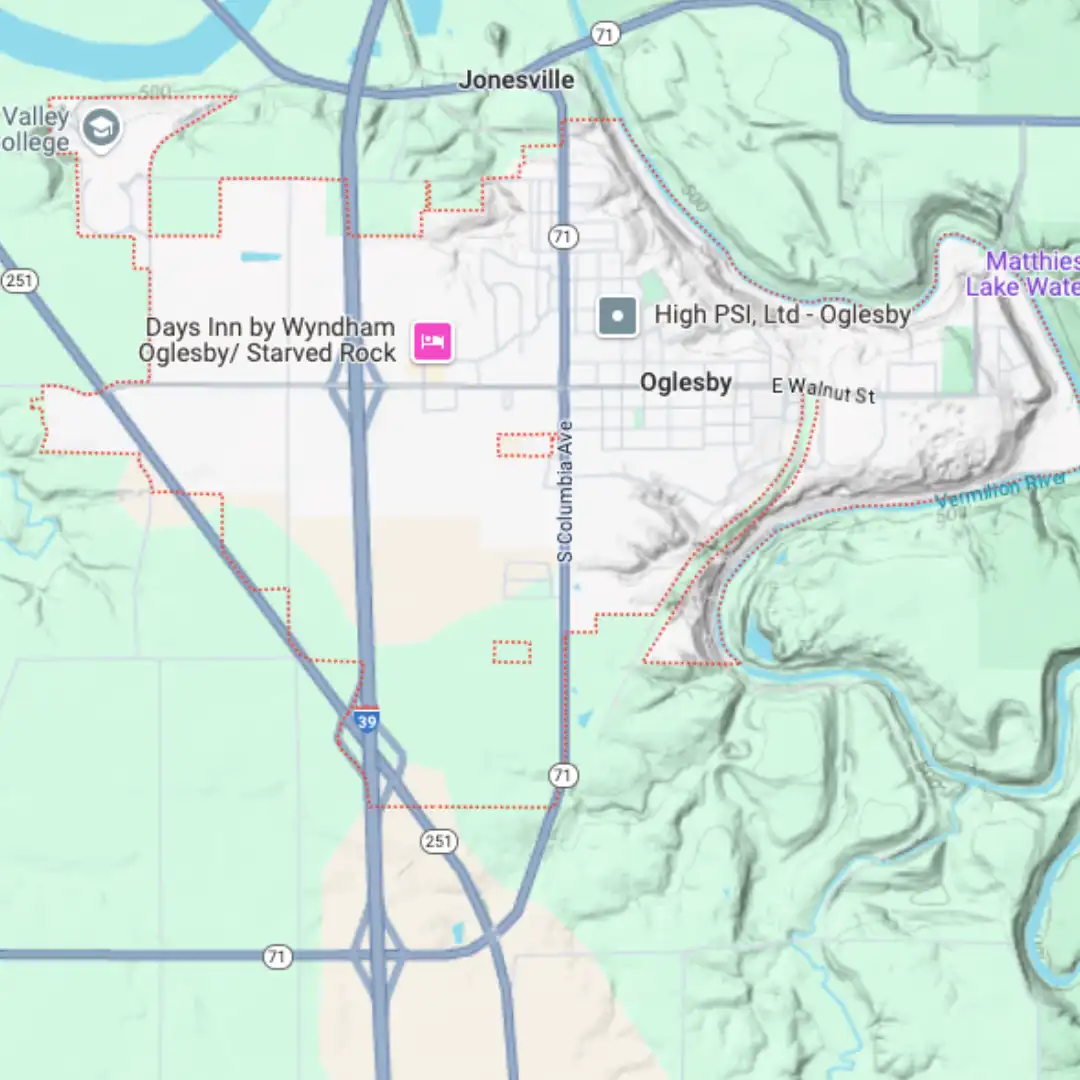 Oglesby, IL Service Area