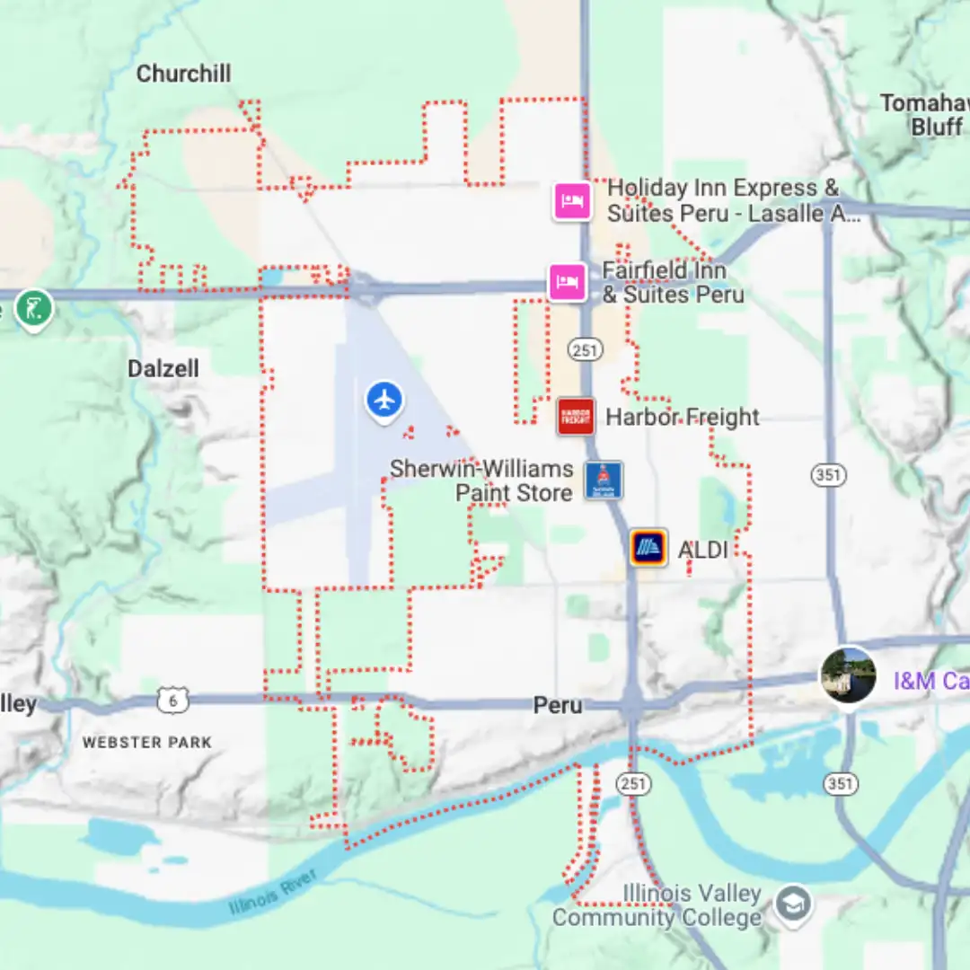 Peru, IL Service Area