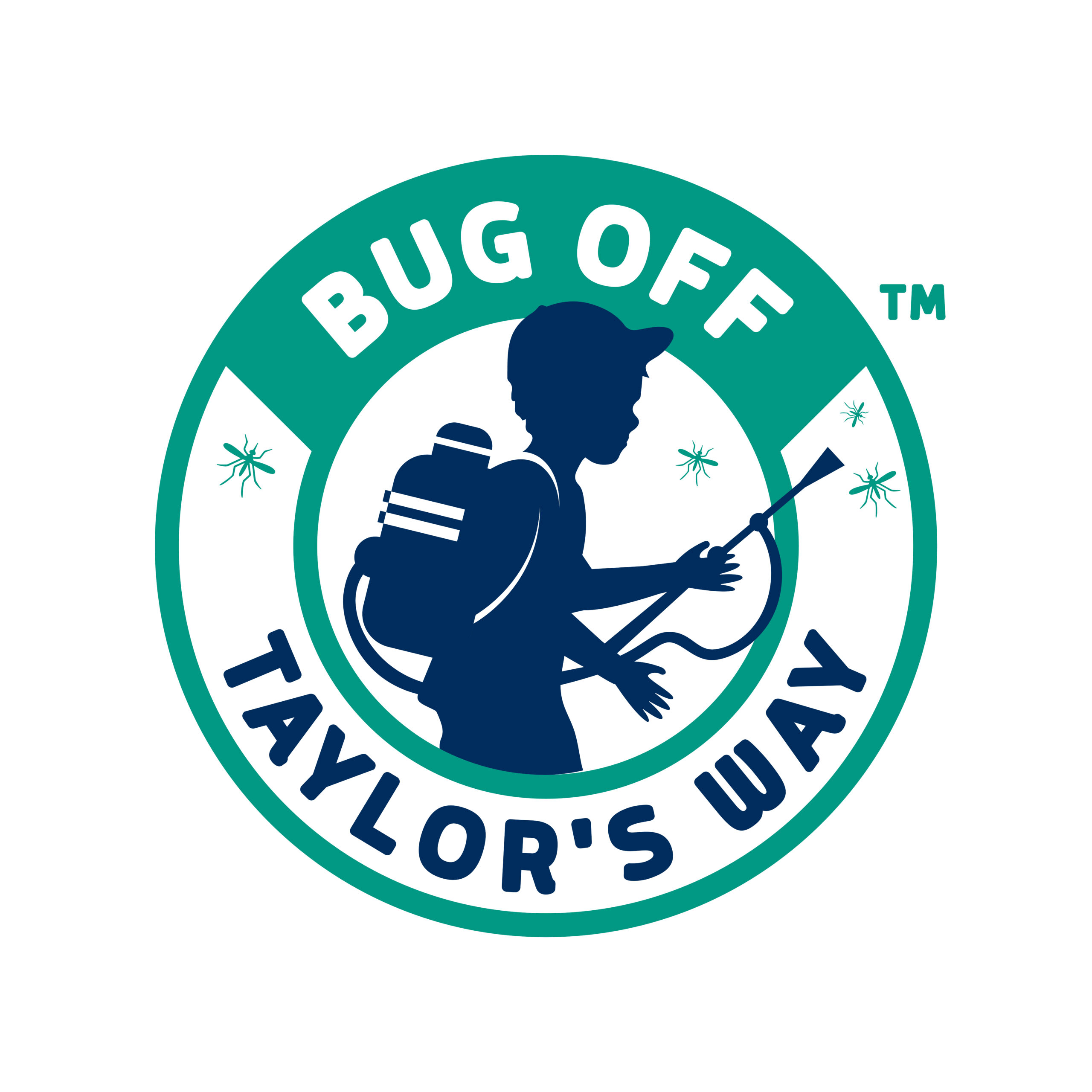 Bug Off Taylor's Way Logo TM